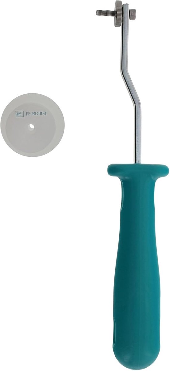 Afdichtingsroller met rol roller voor raamafdichting en deurafdichting met 4,3 mm sponningdiepte