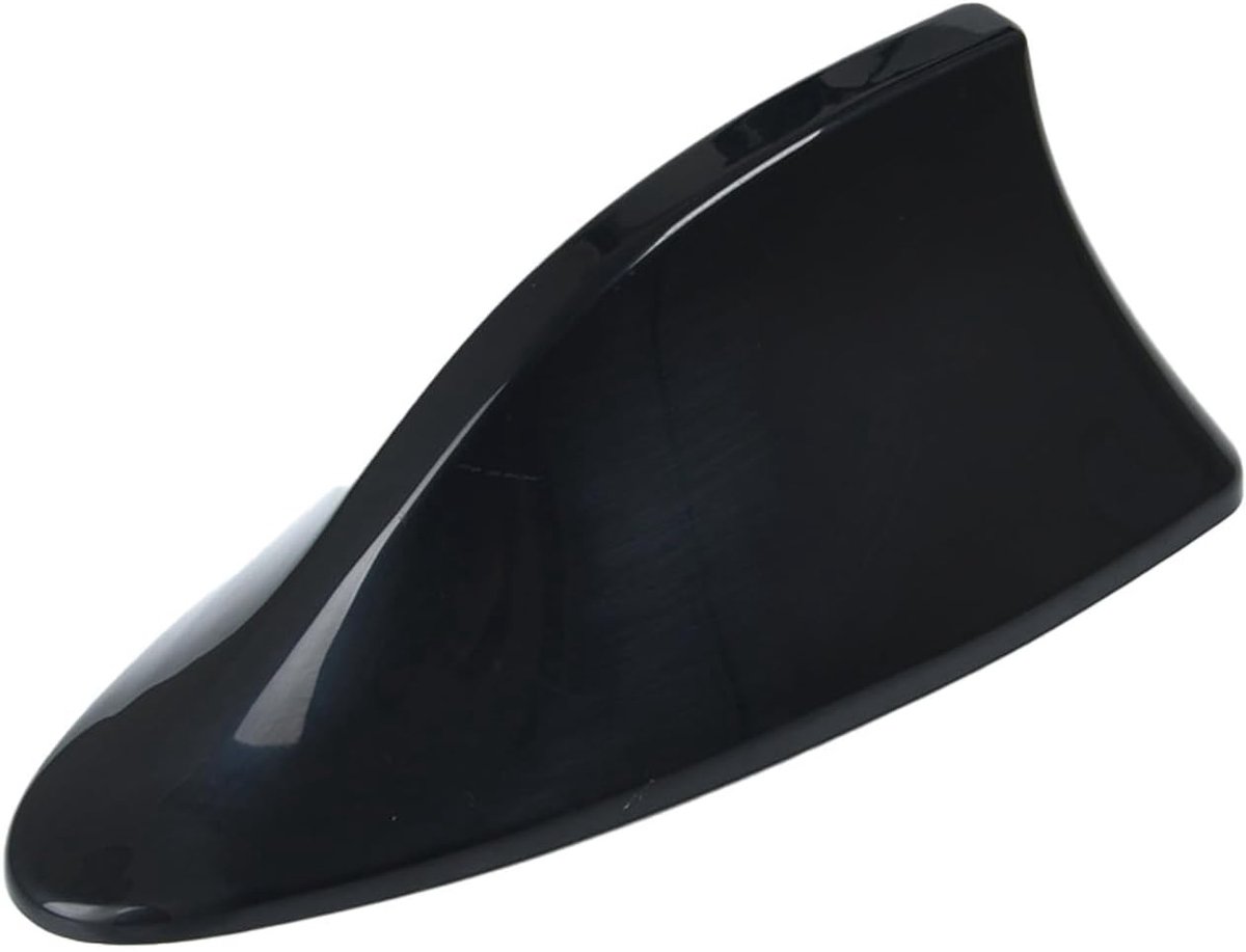 Haaienantenne, autospoiler, antennedecoratie voor de meeste auto's, verbetering van het signaal (zwart)