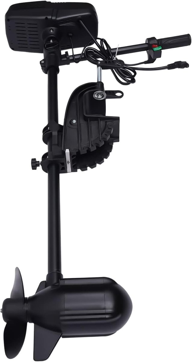 Buitenboordmotor, 1400 W, 48 V, borstelloze bootmotoren, elektrische motor, vissersbootmotor, verstelbare houder, veel gebruikt in de visserij