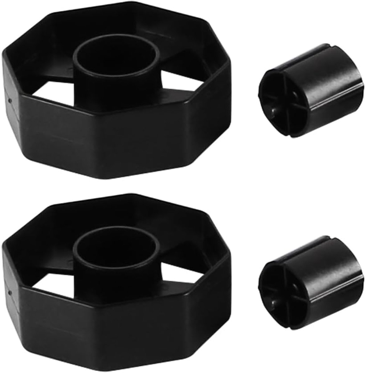 Dailygoods- Tape-dispenseraccessoires 2-delige set - Dispenserwiel - Binnenkern - Duurzaam materiaal - Eenvoudige installatie - Afmetingen 70 x 25mm