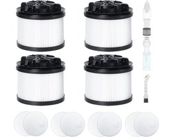 Dailygoods- HEPA-filter 4 stuks - Stofzuigerfilter - Vervangingsfilters - Schuimfilters - Vilten filters - Compatibel met Levoit LVAC-200
