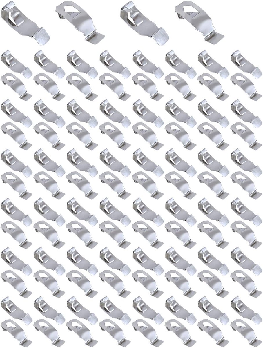 Dailygoods- Fotohaak 100 Stuks - Zelfklevend - Hoogwaardige Metaal - Bevestigingsmateriaal - Kunstwerk Bevestiger - Schokbestendig - Fotohaakjes