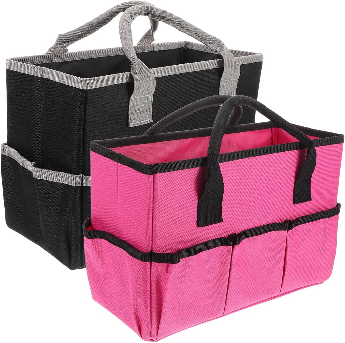 2stuks Elegante Kunst Craft Tote Bag Met Handvatten Vakken Duurzaam Oxford Stof Organisator Voor Tuin Onderwijsbenodigdheden Multifunctionele Opbergtas Voor Creatieve Materialen