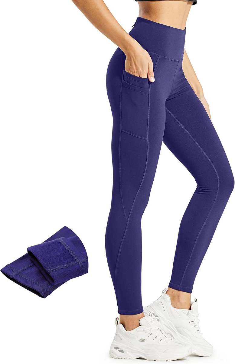Legging Dames Waterdicht Hardlopen Sport Tights Yoga Broek Wandelbroek Sportbroek Training Broek en zakken