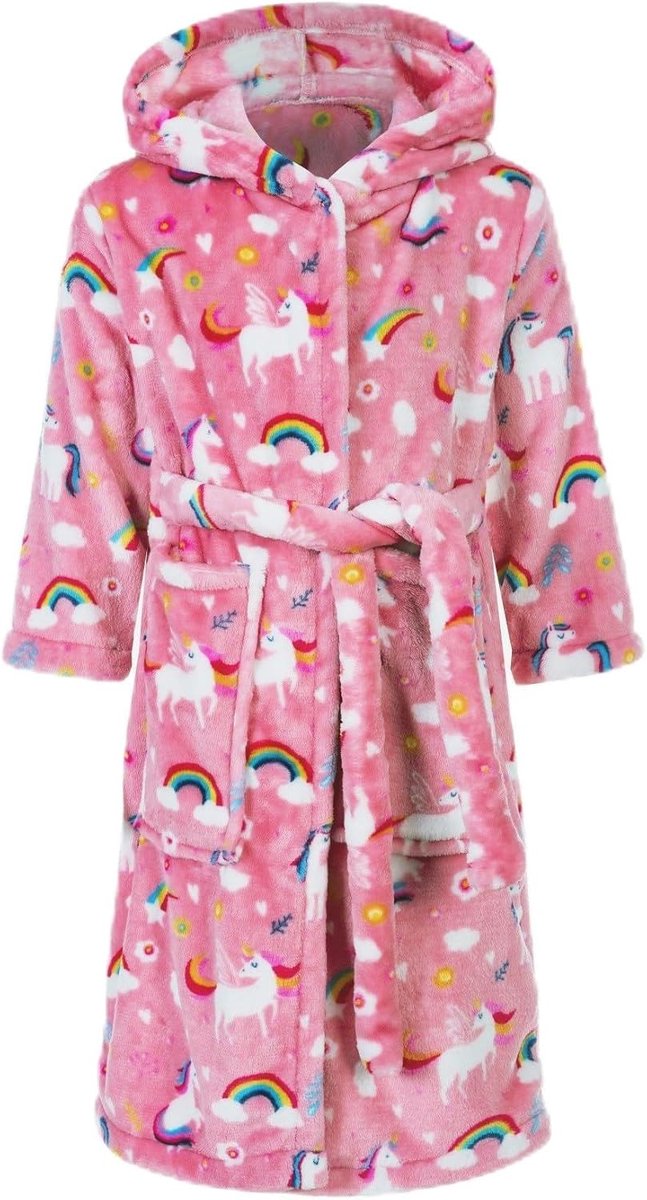 Zachte badjas en ochtendjassen voor meisjes voor kinderen jongens pyjama's geschenken badjas meisjes kind capuchon badjas 2-9 jaar