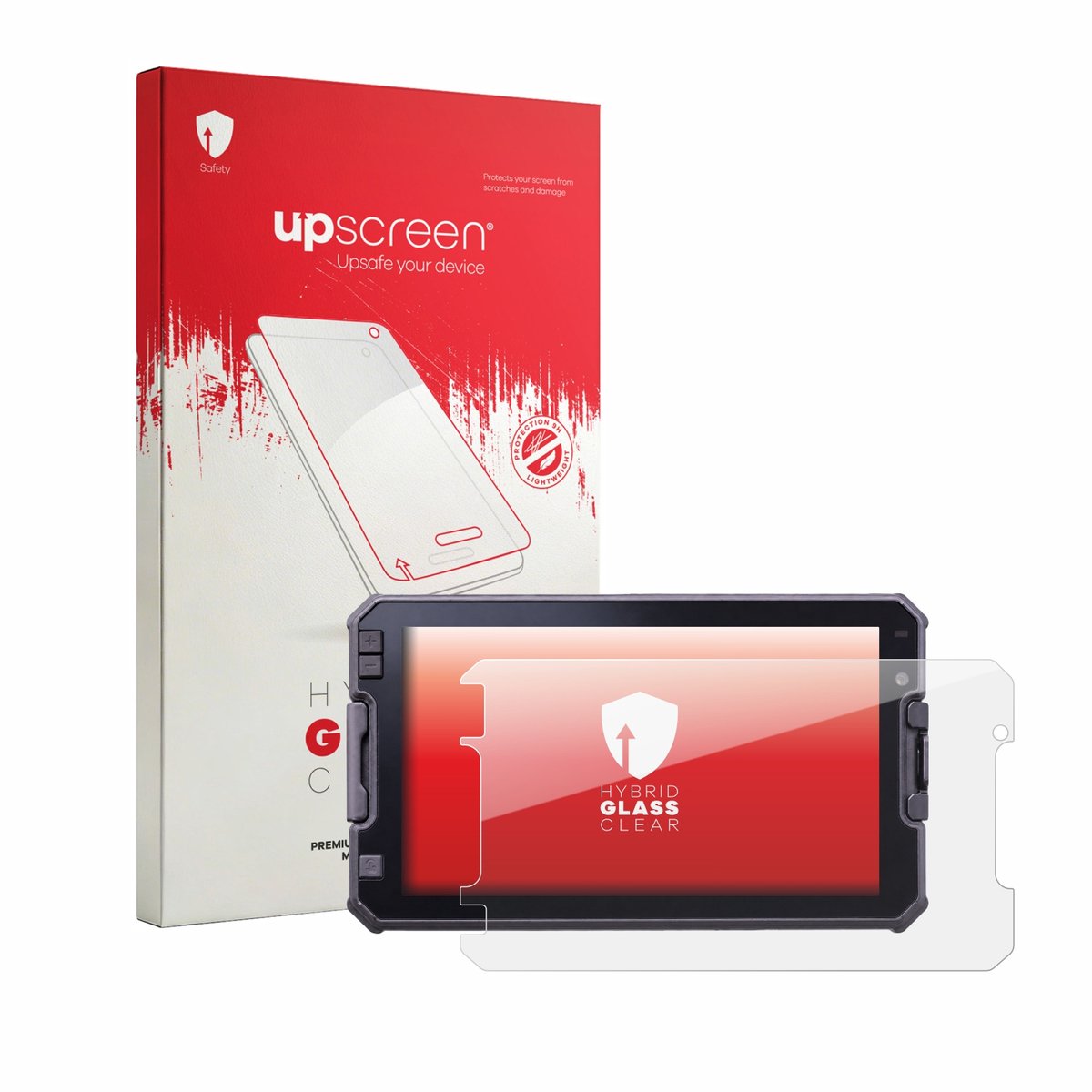 upscreen - Screenprotector voor DMD NOR7E 7" - Folie Beschermfolie Beschermglas transparant