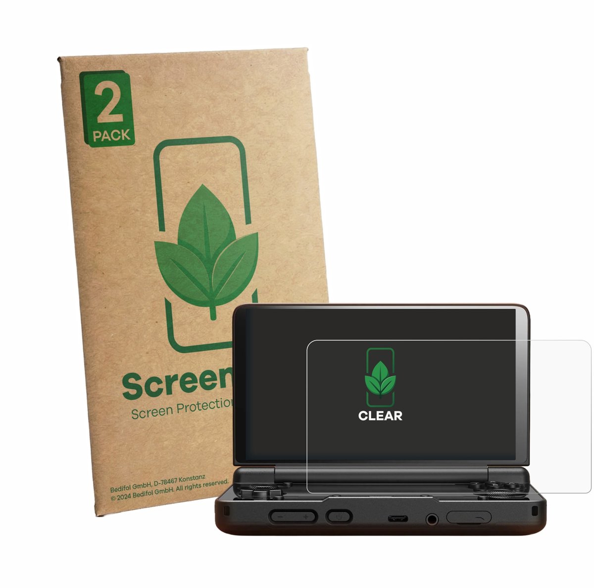2 Stuks Screenprotector voor AYN Thor - Hoogwaardige Beschermfolie transparant