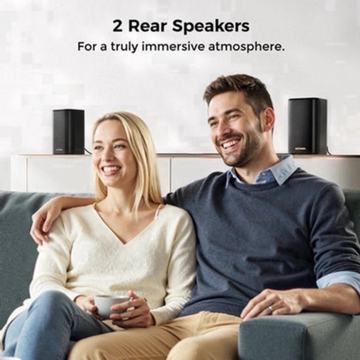Soundbar – Home Cinema Set – Surround Sound Systeem – TV Speaker – 5.1.2 Kanaals – Dolby Atmos – Draadloze Subwoofer – App Bedienbaar