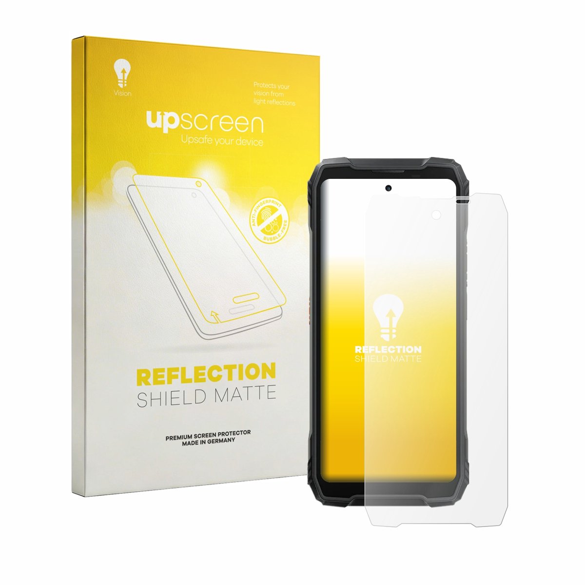upscreen - Screenprotector voor Blackview Xplore X1 - Folie Beschermfolie anti glare matte