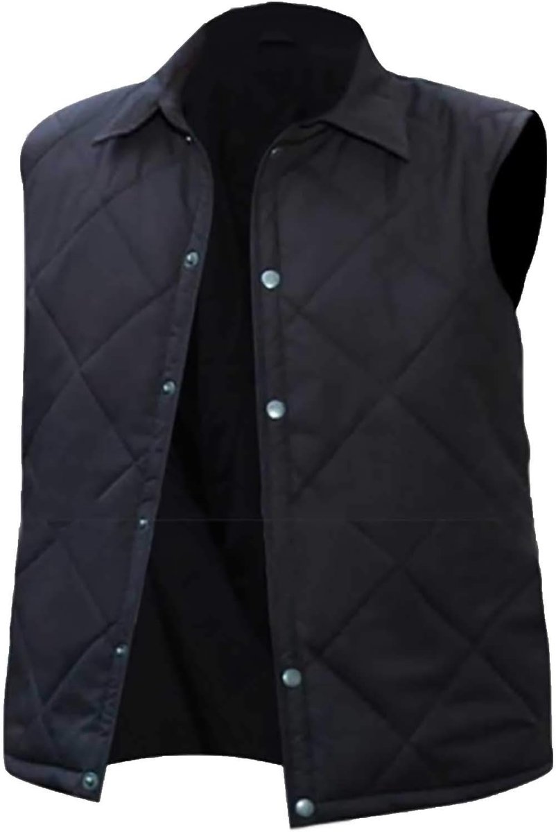 Costner Yellow TV Series Stone John Dutton Black Vest Mens Gilet
