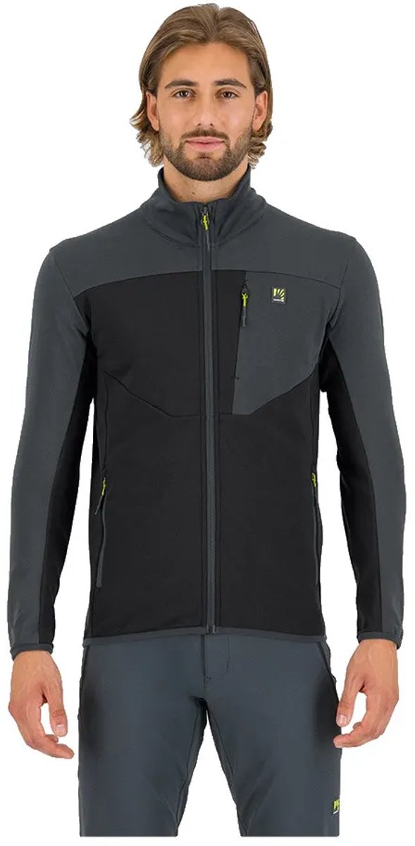 Karpos Bigontina Fleece Met Volledige Rits Man Zwart