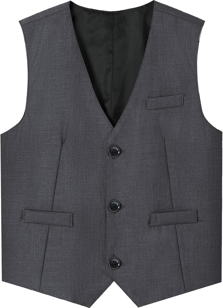 mintgreen Vest voor jongens, klassiek, bruiloft, 7-16 jaar