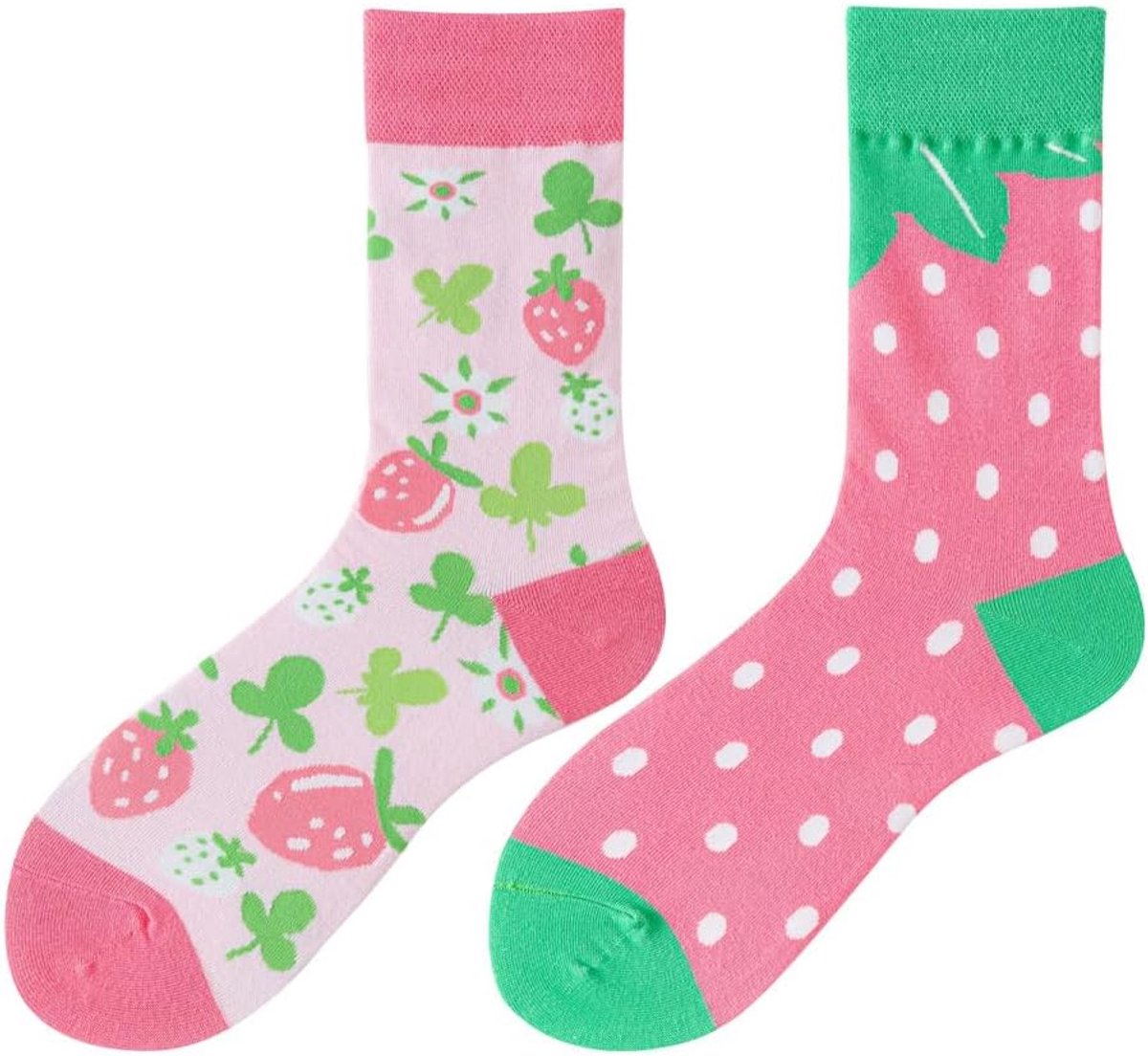 Sokken Voor Dames En Heren Unisex Veel Motieven Dieren Eten Fruit Sport Kunst Van Katoen Cadeau Asymmetrische Patronen Links En Rechts