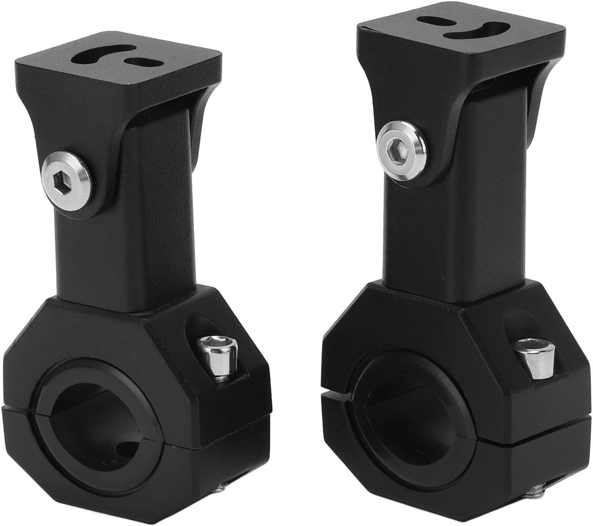Koplamphouder, 2 Stuks Spotlight Montagebeugel M5 Diafragma 18 Mm Tot 30 Mm Verstelbare Koplamp Klemhouder voor Motorcross Off-road ATV UTV