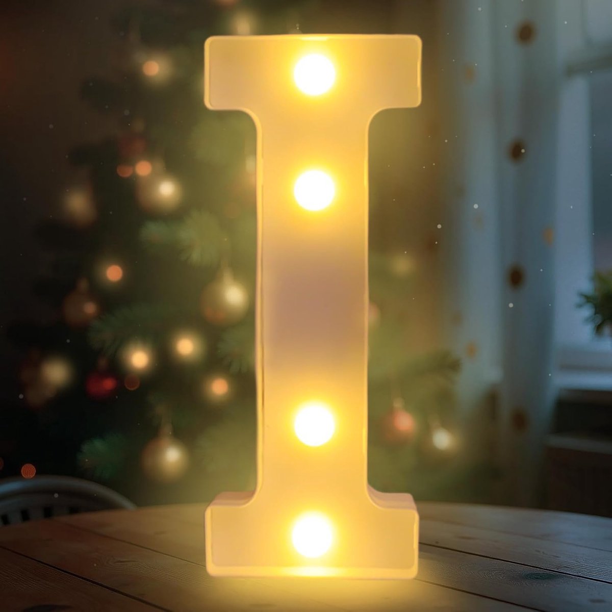22 cm led-letters, lichtgevende letters, groot, geschikt voor huwelijksaanzoeken, festivals, feesten en andere scènes, om een romantische en warme sfeer te creëren (I)