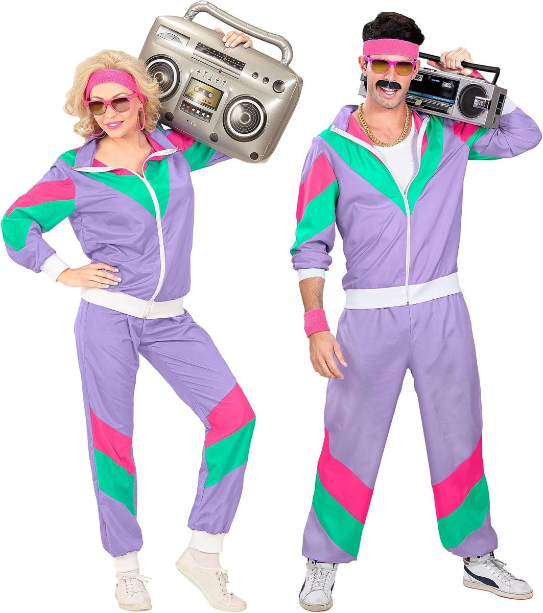 WIDMANN MILANO Party Fashion Trainingspak uit de jaren 80