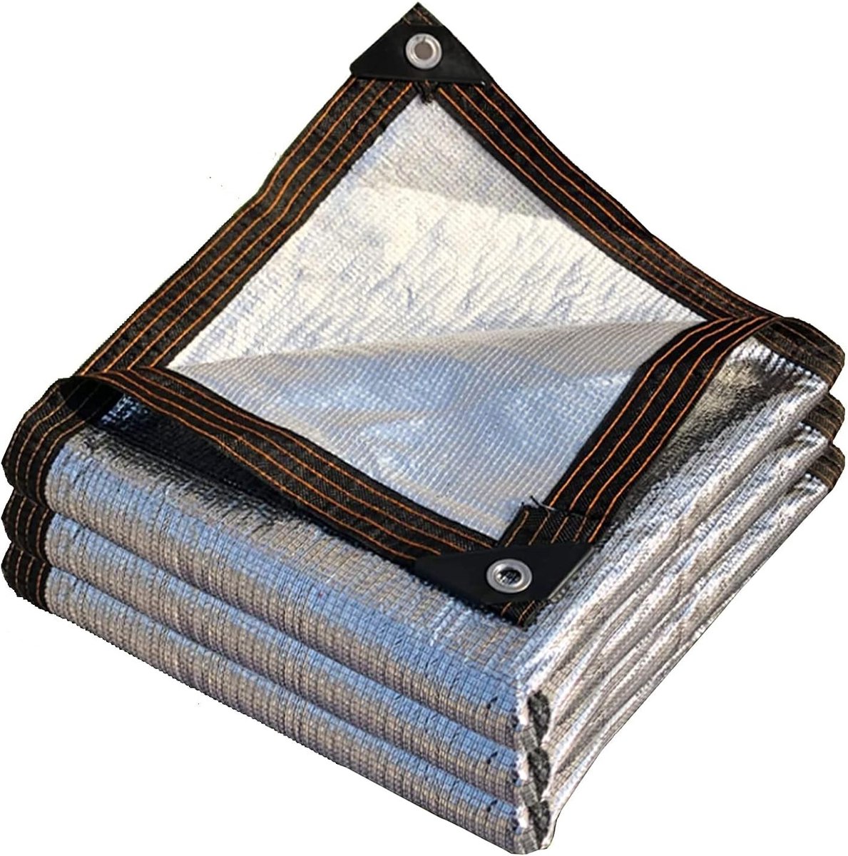 Sunblock Schaduwdoek voor Tuin Bloem Stof Reflecteren Huisdier Outdoor Zon Patio Cover Waterdicht Uv Blok Dek Yard Carport Gazon Pergola Hek Privacyscherm,1M*1M