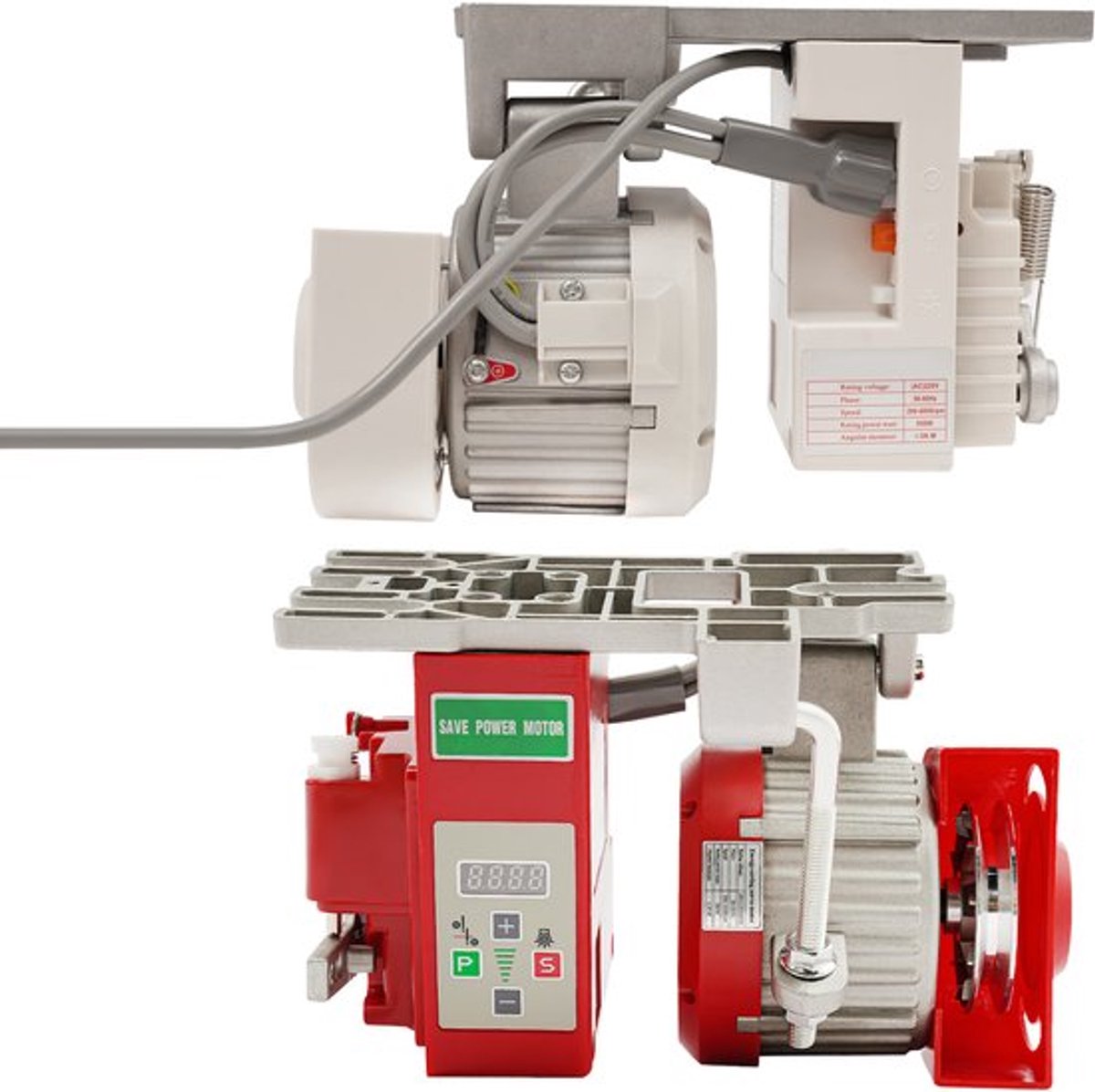 Naaimachine Motor - Wit - 550 W Vermogen - Industrieel - Brushless Servo Motor - Voor Huishoudtextiel En Werkplaatsen