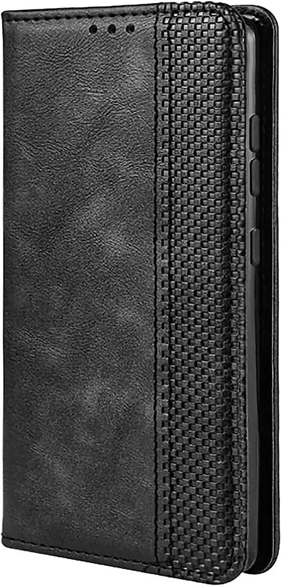 C69 Telefoonhoesje - Flip-hoesje met Portemonnee en Standaard - Beschermende Case en Cover - Perfecte Pasvorm - Zwart