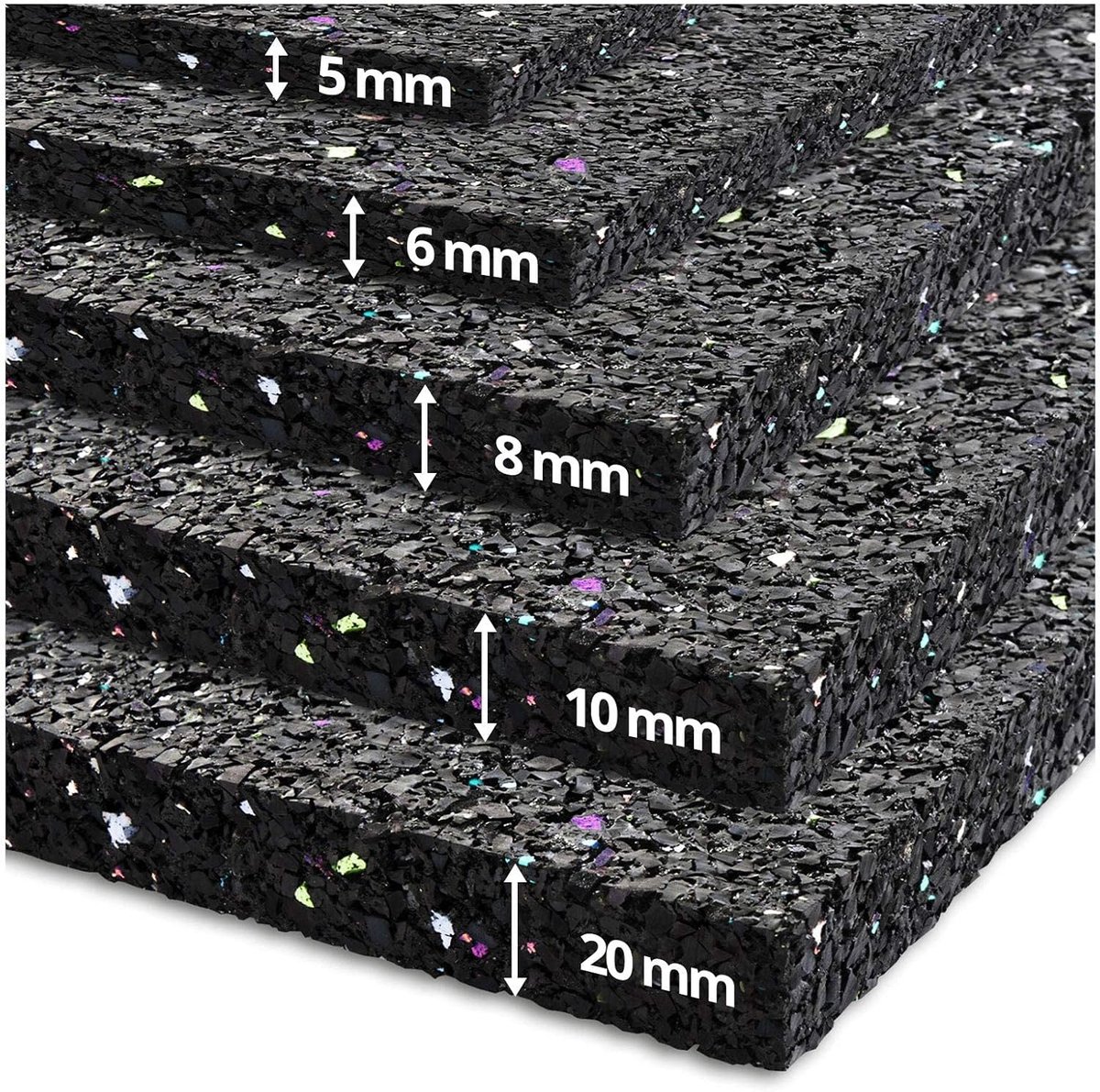 Anti-Vibration Washing Machine Mat - Soundproof Mat | Thick Rubber | Sound and Impact Absorbing | Thickness: 10mm - 200 x 60 cm