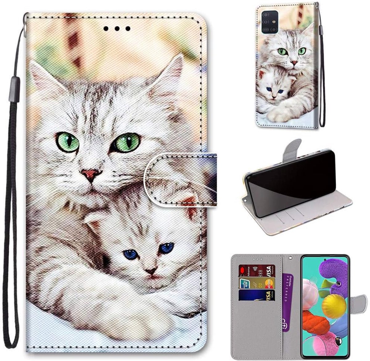 Portemonnee Telefoonhoes voor Samsung Galaxy A51