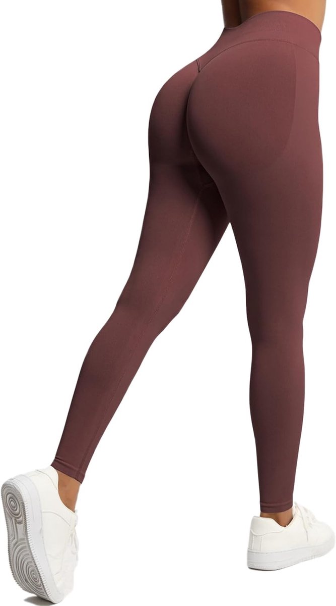 Leggings Dames Hoge Taille Sportbroek Lange Booty Lifting Yogabroek Push Up Gym Sportbroek Naadloze Hardloopbroek Sportleggings