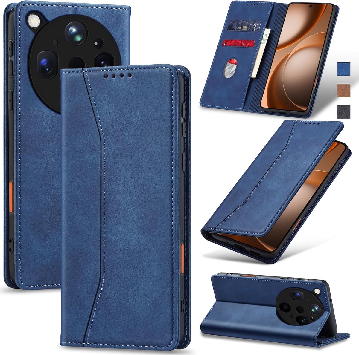 Hoesje voor OPPO Find X9 Ultra,Blauw