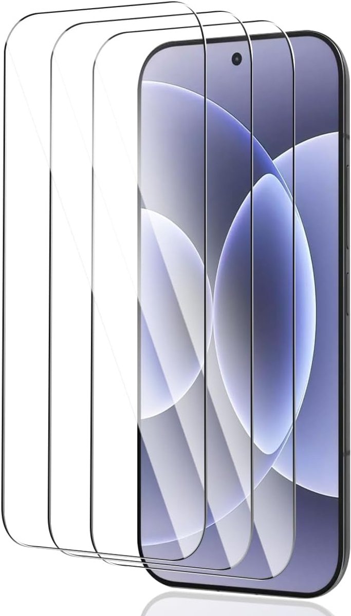 3 displaybeschermfolies, compatibel met Xiaomi 17, transparant/gehard glas, anti-vingerafdruk/krasbestendig, 9H gehard glas