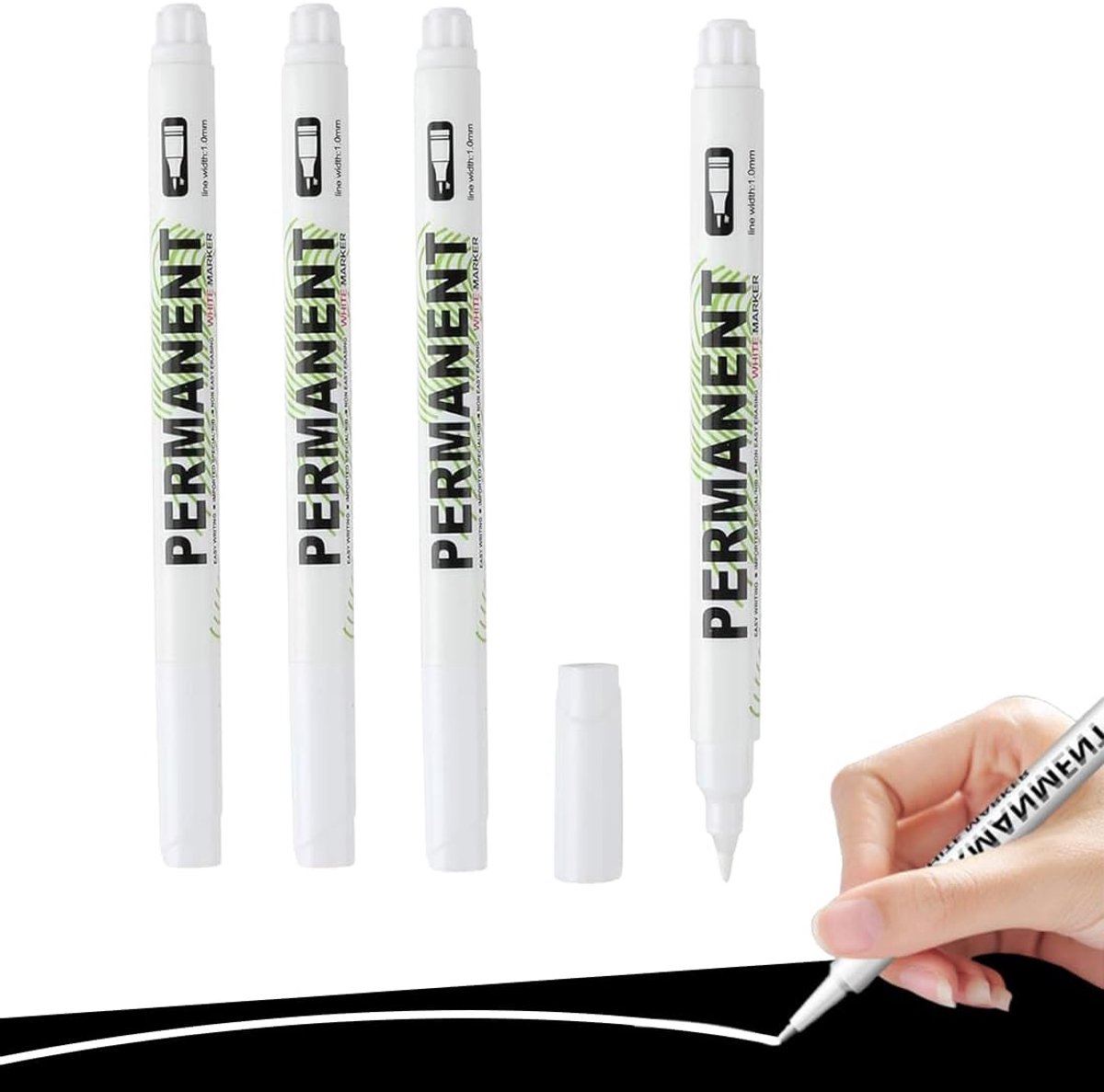 Markers, fijne punt voor steen, hout, metaal, tekenen, leer, keramiek