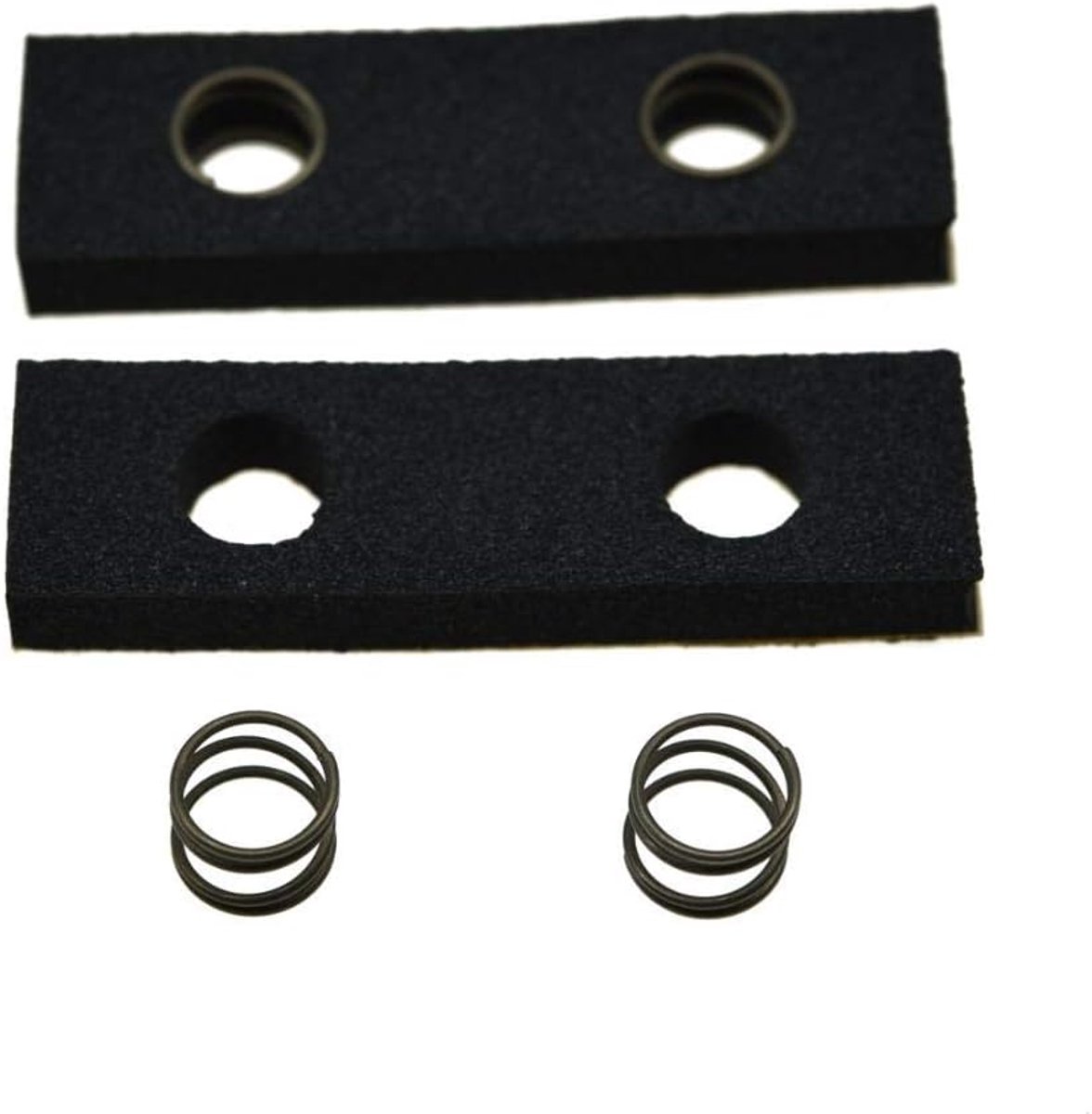 2 stks Bass Pickup Hoogte Foam Pickup Hoogte Aanpassing Pads met Veren voor Jazz J Bass/Jazzmaster Pickups