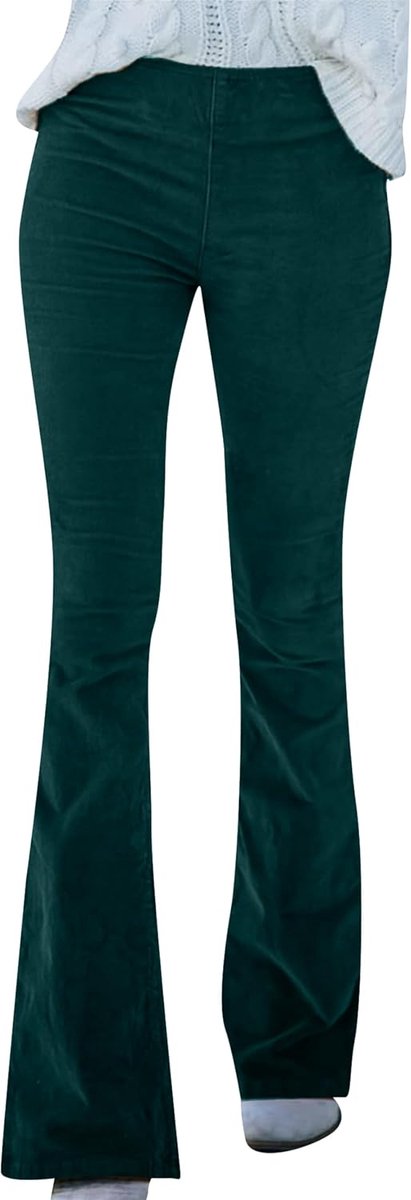 Winter Corduroy Warme Broek Micro-Grote Effen Kleur Broek Casual Veelzijdige Leggings