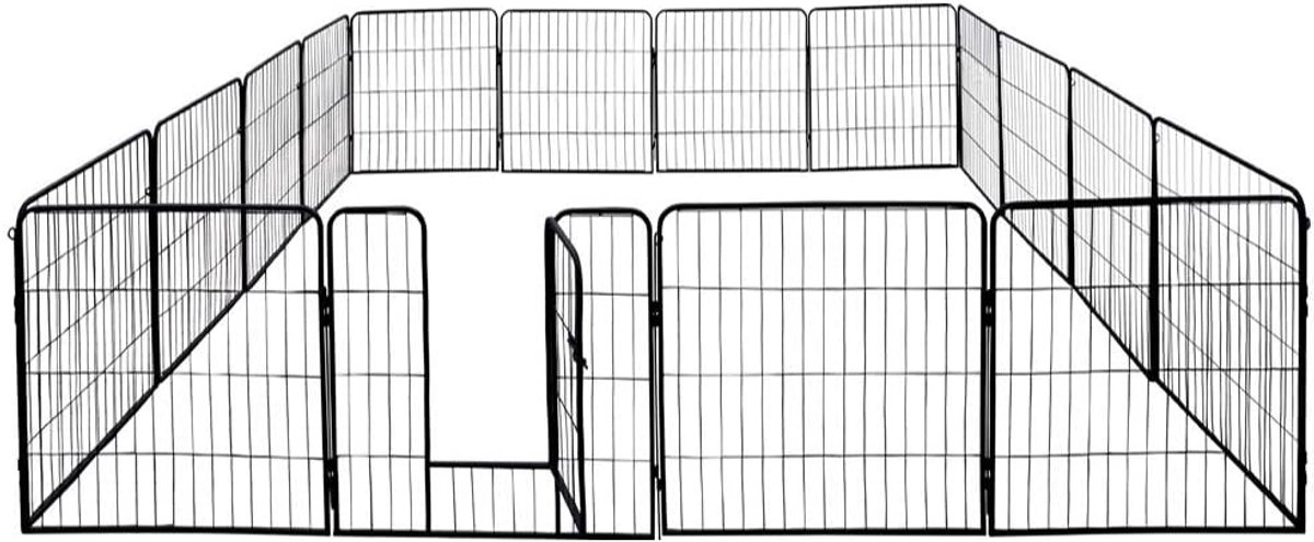 8 Stuk Huisdier Hond Puppy Konijn Oefening Spelen Whelppen Playpen Box Zware Duty Maten Beschikbaar Opvouwbaar, 80 x 80 cm (16x)