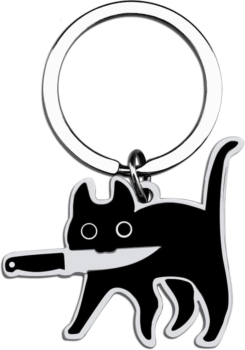 kat sleutelhanger, schattige kat sleutelhanger, Halloween sleutelhanger, schattige kat sleutelhanger voor sleutelaccessoires, Halloween-cadeau, feestcadeau