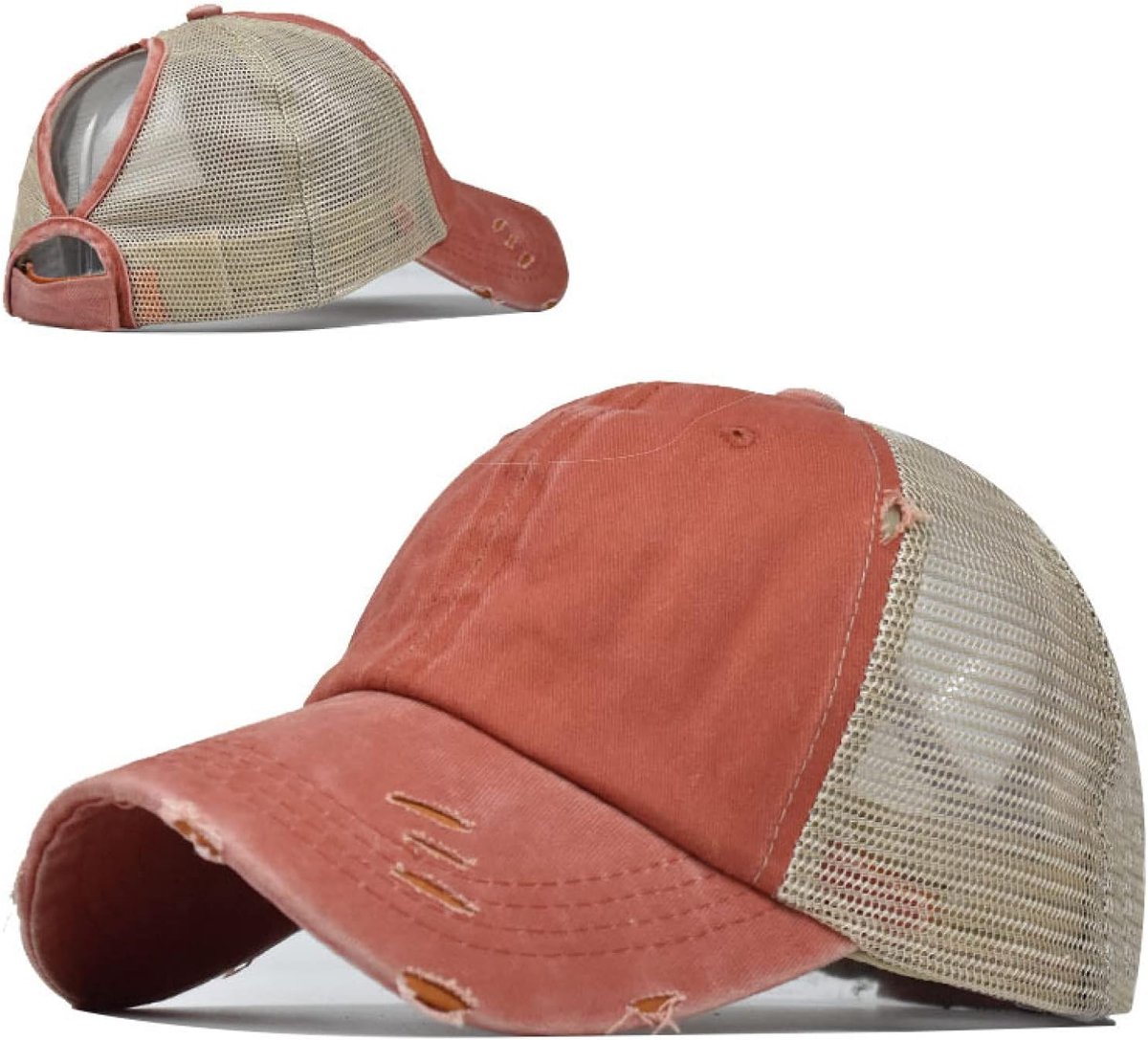 Mesh Ventilatie Baseball Cap Vrouwen Snapback Katoen Comfort Zomer Gewassen Baseball Hoed Casual Sport Caps