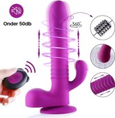 G Spot Dildo Vibrator voor vrouwen, Clitoris & anale stimulatie met afstandsbediening!