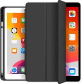 WIWU - Tablet hoes geschikt voor iPad Air 10.5 (2019) - PU Leren Tri-Fold Book Case - Zwart
