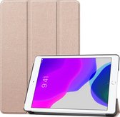 iPad 10.2 (2019) Hoes Book Case Tablet Hoesje - Goud