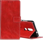 Retro Crazy Horse Texture horizontale flip lederen case voor Nokia 4.2, met houder & kaartsleuven & fotolijst (rood)