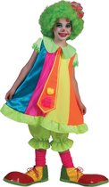 Fluo clownskostuum voor meisjes - Verkleedkleding - maat 116