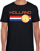 Holland landen t-shirt zwart heren S