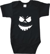 Rompertjes baby met tekst - Scary baby - Romper zwart - Maat 74/80