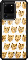 Samsung S20 Ultra hoesje glass - Got my leopard | Samsung Galaxy S20 Ultra  case | Hardcase backcover zwart