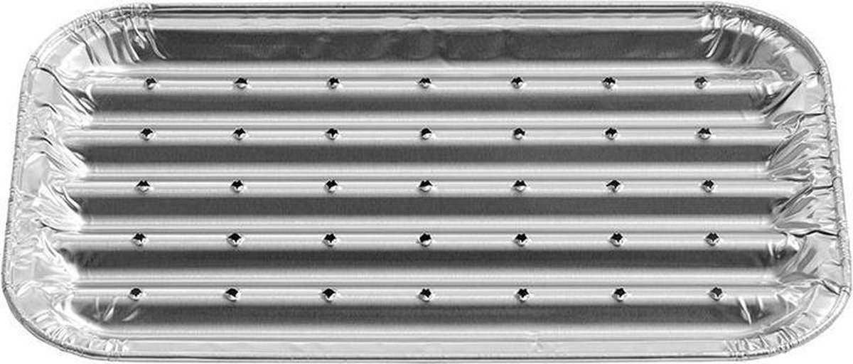 BBQ aluminium grillschalen 185x115x11mm - 280st/ds.
