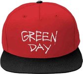 Green Day Snapback pet Radio Hat Rood/Zwart