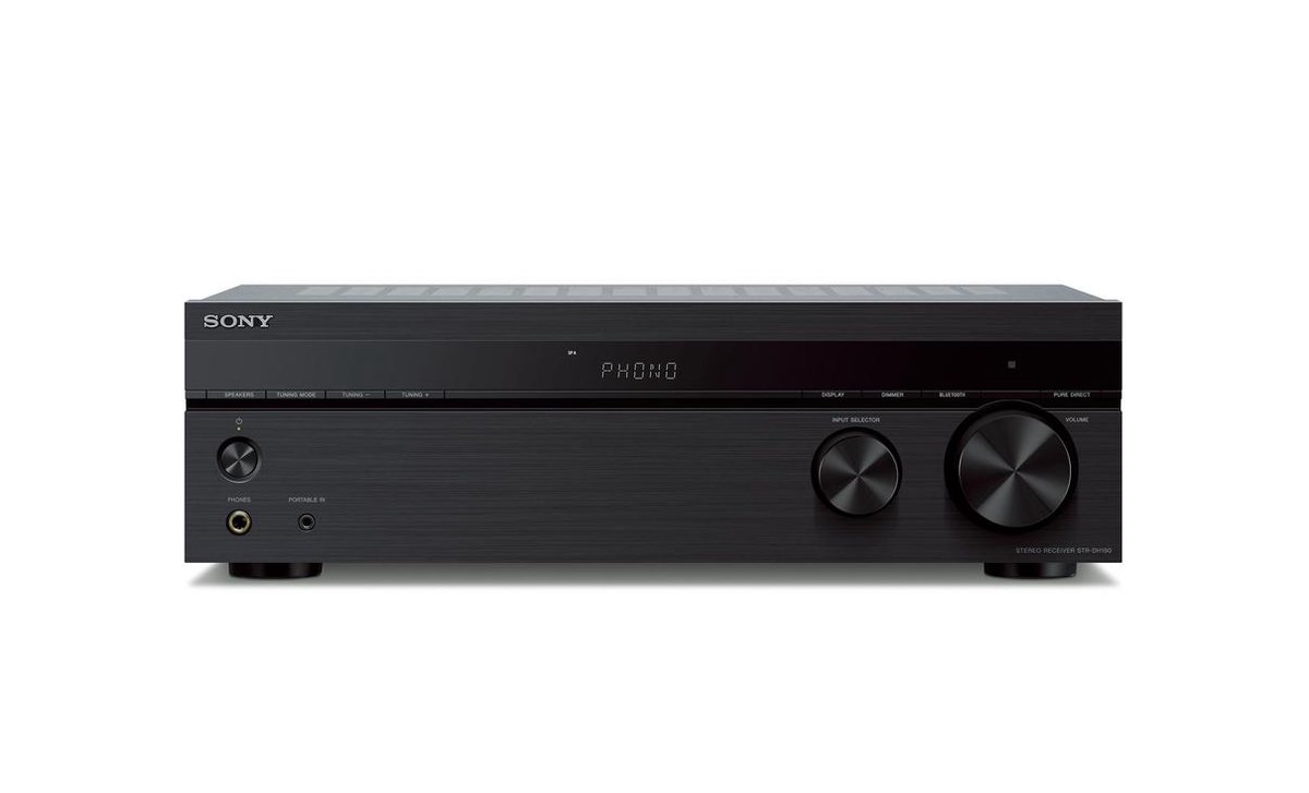 Contract Polair Voorspeller Sony STR-DH190 - Stereo-receiver met Phono | bol.com