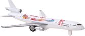 Non-branded Vliegtuig Aero Jet 19,5 Cm Die-cast Wit