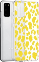 iMoshion Design voor de Samsung Galaxy S20 hoesje - Luipaard - Geel