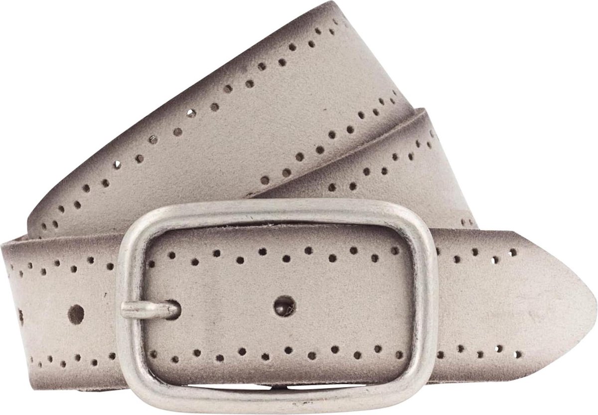 MUSTANG Leren riem Woman´s Belt 3.5 W90 Dark Vanilla beige