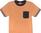 Babykleding - T -shirt - Jongens - Zomer - Ducky beau - Maat 74 - Kleur oranje