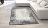 Flycarpets Modern Vloerkleed Bruin / Beige / Grijs - Tegula - 80x150 cm